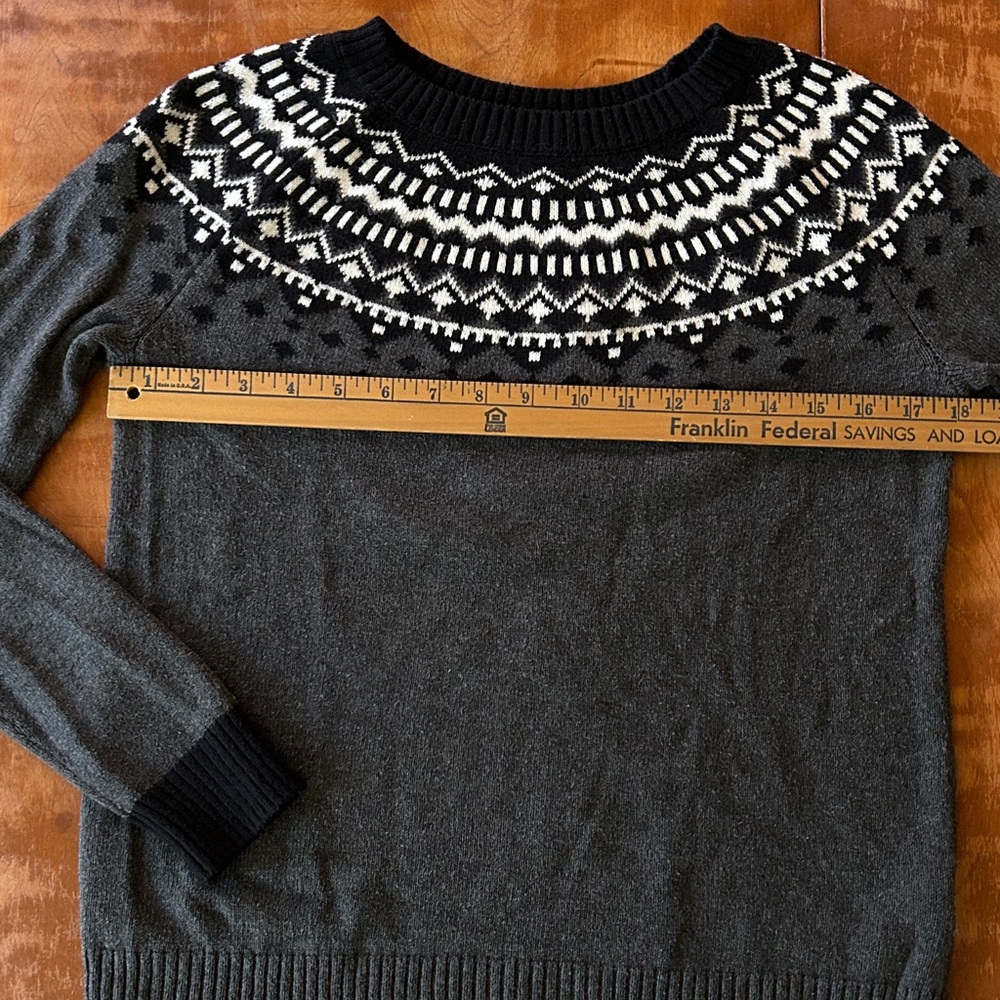 GAP Fair Isle Sweater XS - Picture 7 of 10